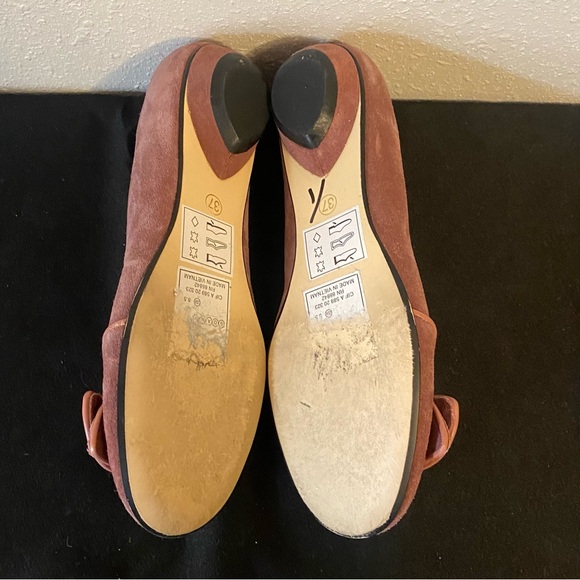 Jonak suede shoes, mauve, size 7 - Picture 6 of 6